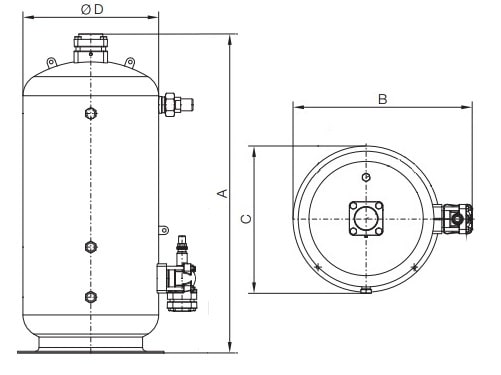 Кожухотрубный теплообменник BITZER F312